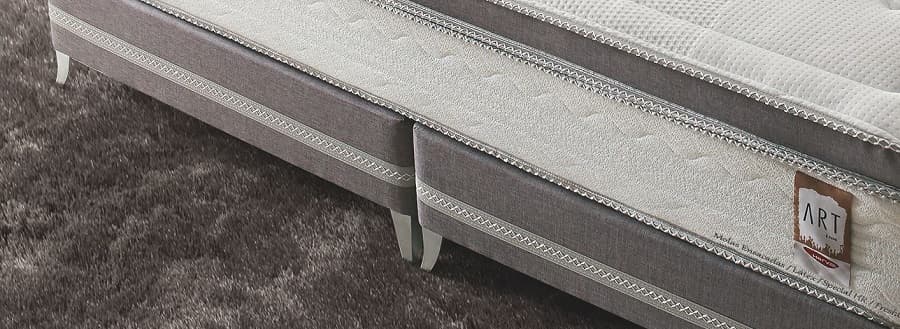 Cama Box King Herval Comfort Master - base bipartida