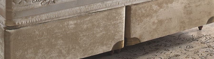 Cama Box Queen Herval Extra Comfort - Base Bipartida